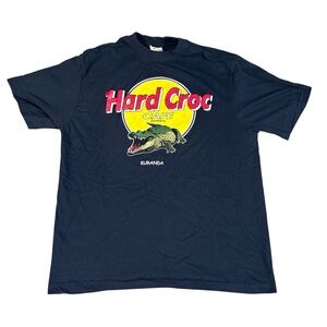Vintage 90's Hard Croc Cafe Kuranda Australia Roo Men's T-Shirt Black Large